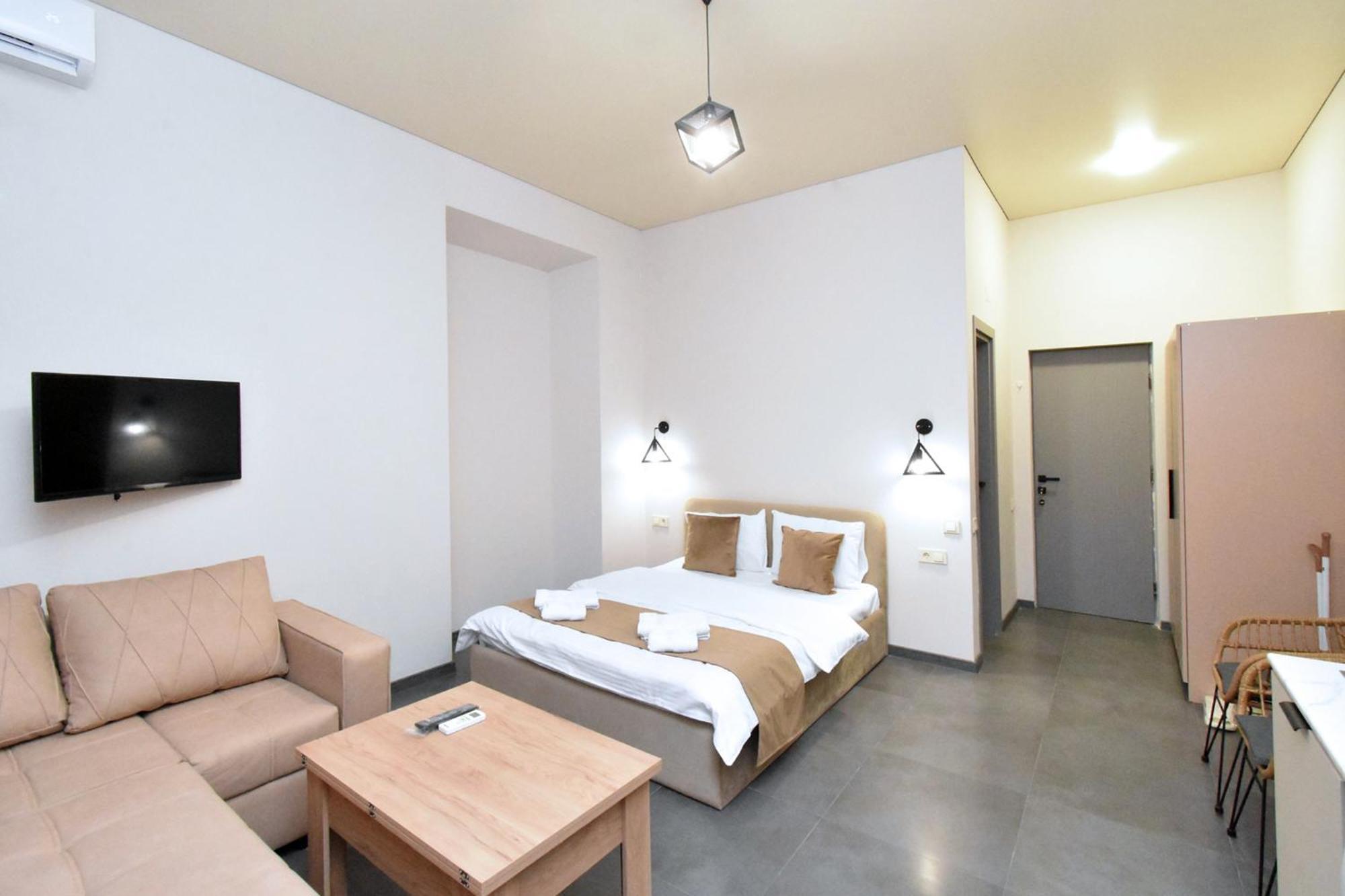 Seva Apart-Hotel Komitas เยเรวาน ภายนอก รูปภาพ