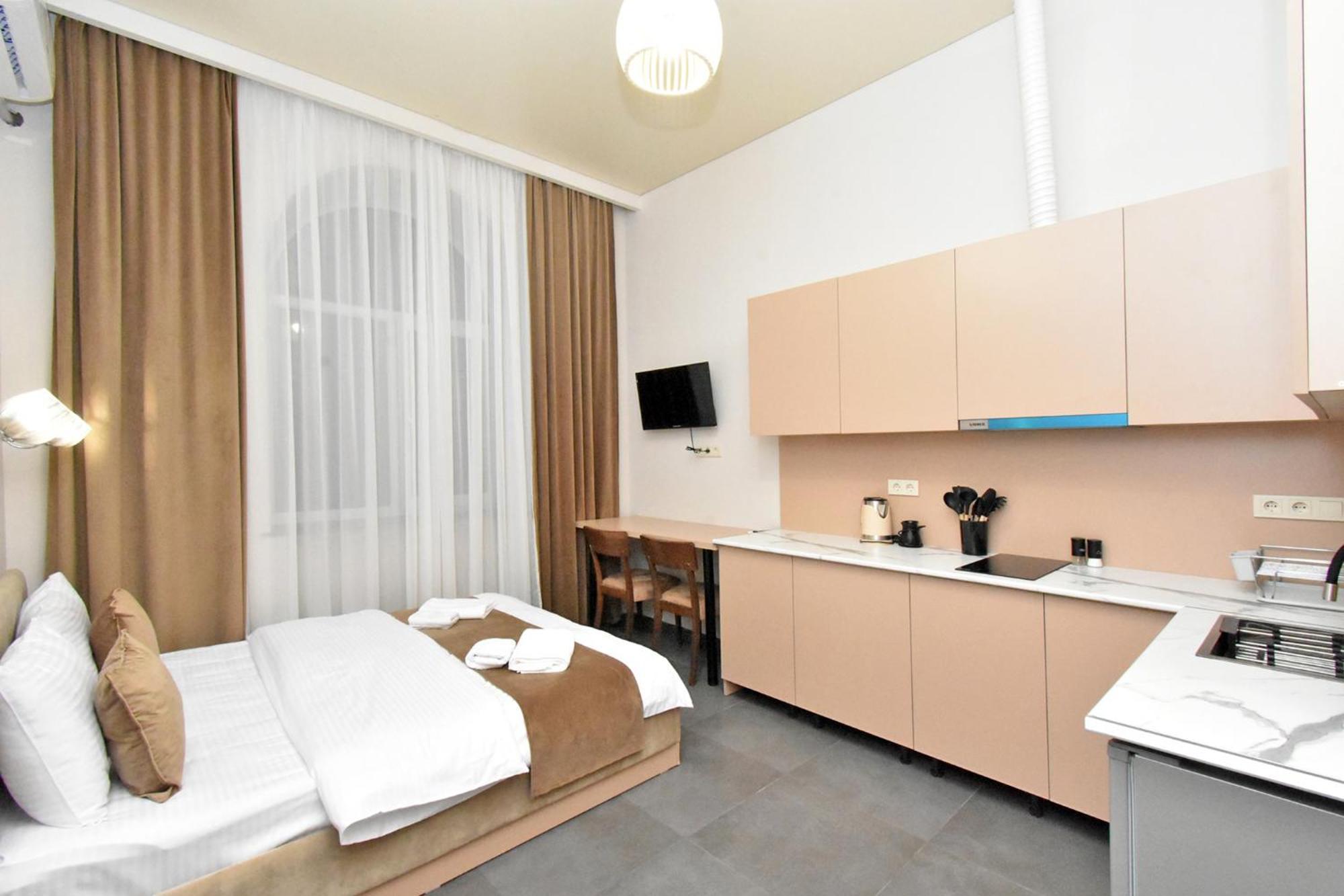 Seva Apart-Hotel Komitas เยเรวาน ภายนอก รูปภาพ