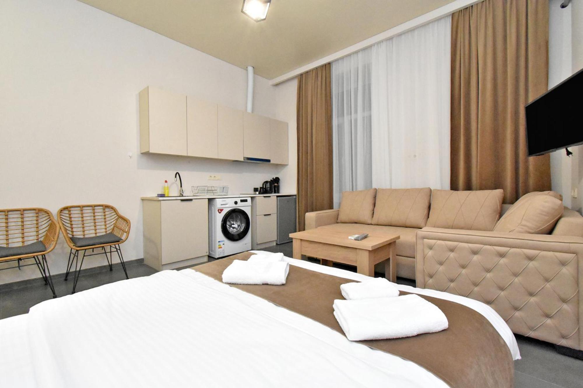 Seva Apart-Hotel Komitas เยเรวาน ภายนอก รูปภาพ